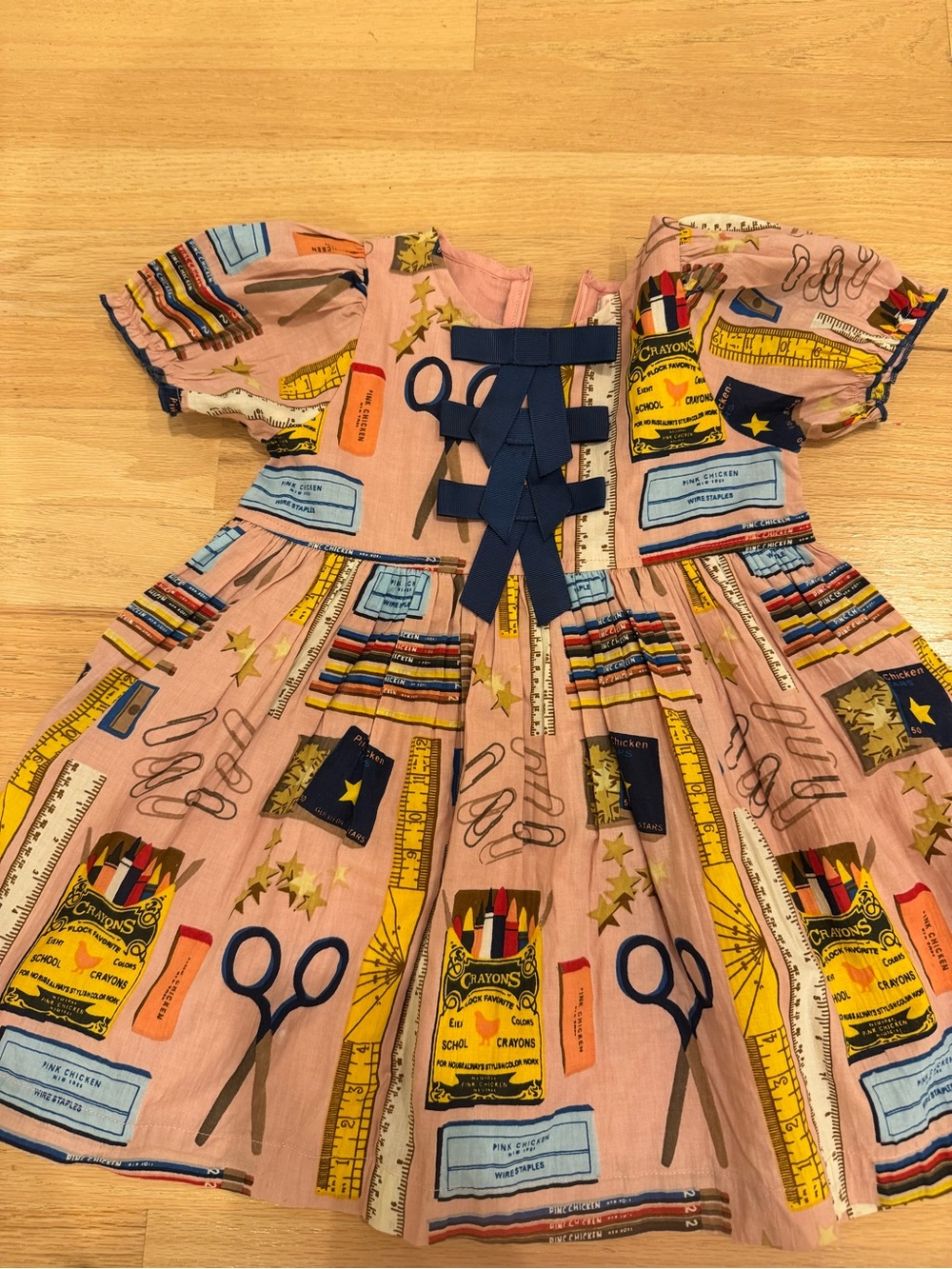 Pink Chicken Hermione Dress Pink School Supplies 2Y